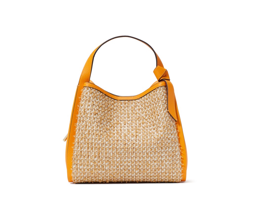 Knott 草編中號手提/斜揹兩用手袋